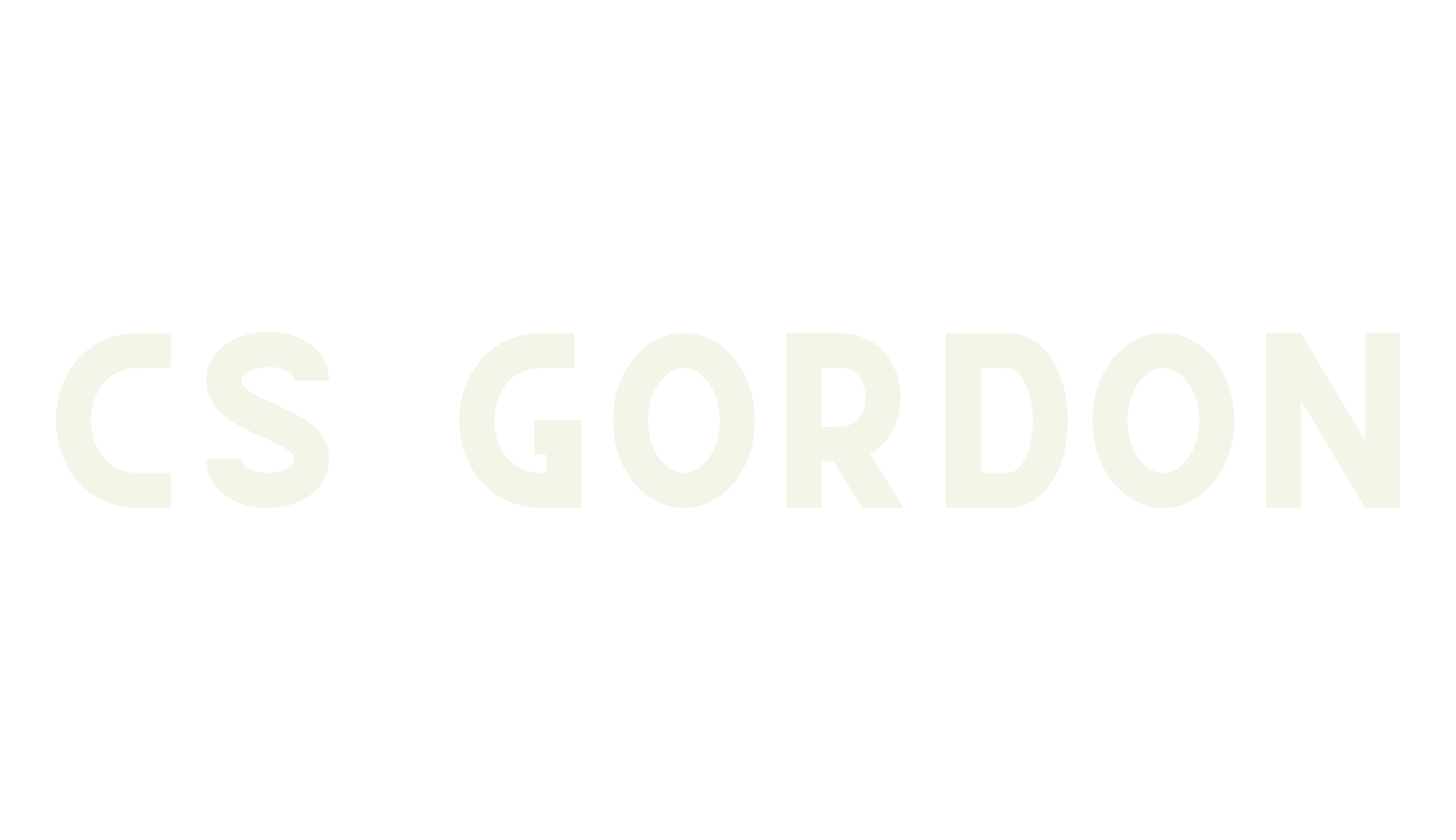 CS Gordon, retro font preview