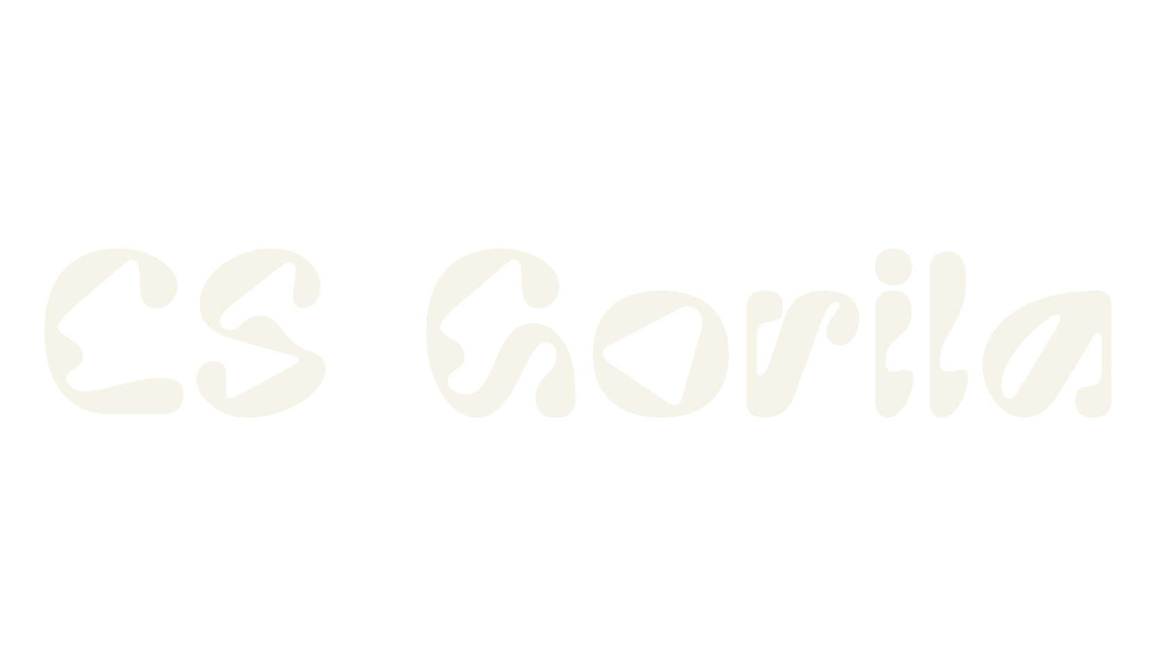 CS Gorila, design font preview
