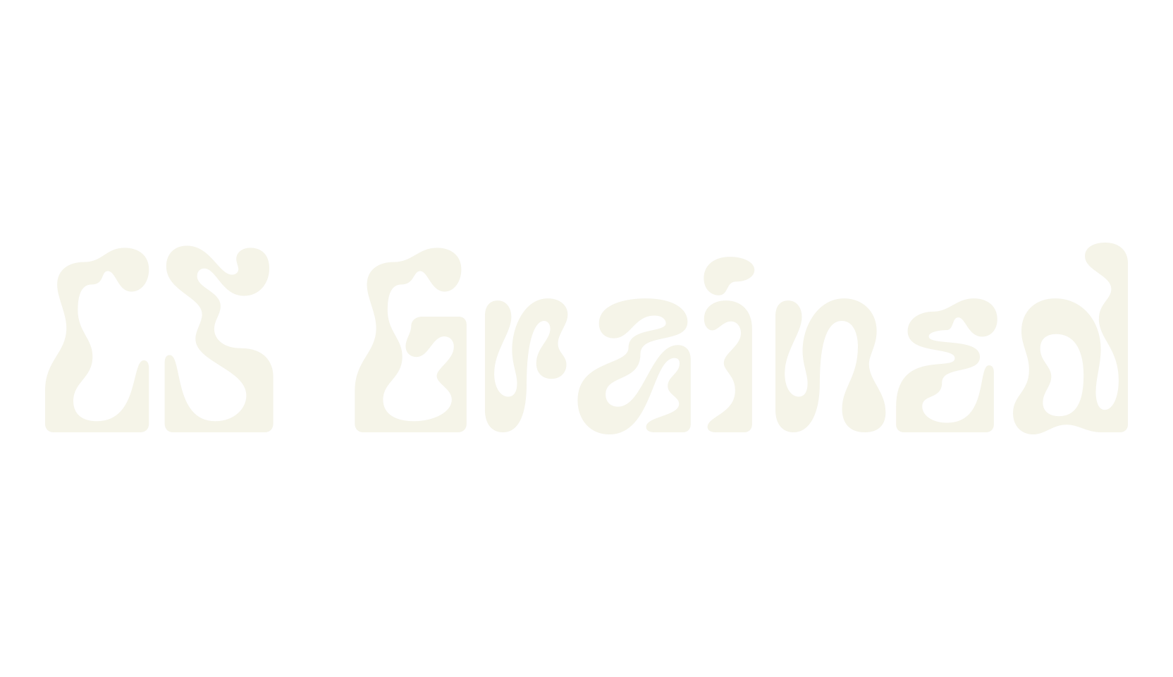 CS Grained, psychedelic font preview