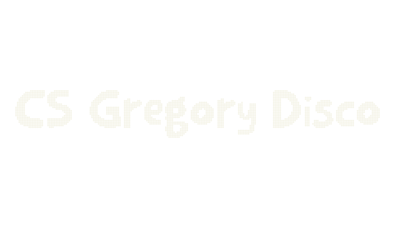 CS Gregory Disco, display market font preview