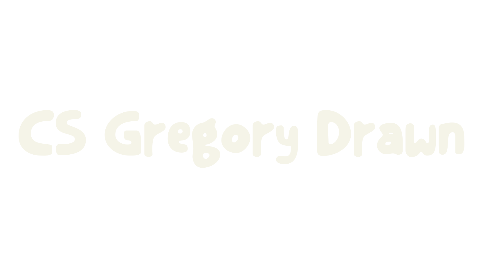 CS Gregory Drawn, display market font preview