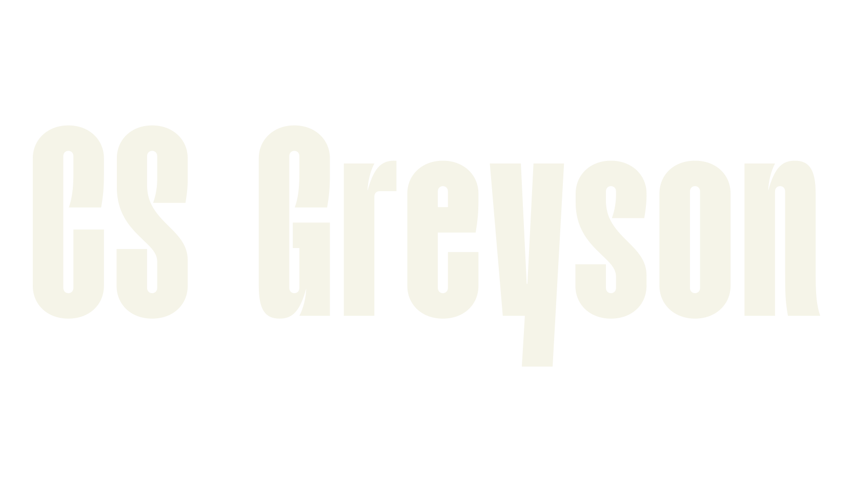 CS Greyson, logo font preview