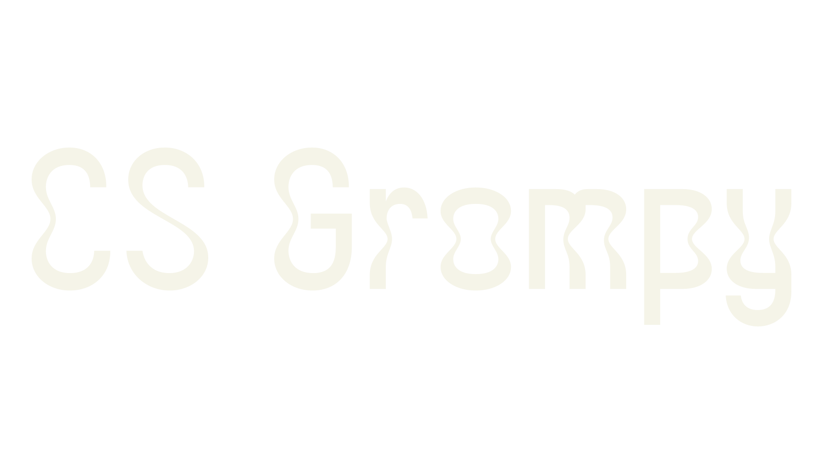 CS Grompy, tattoo font preview
