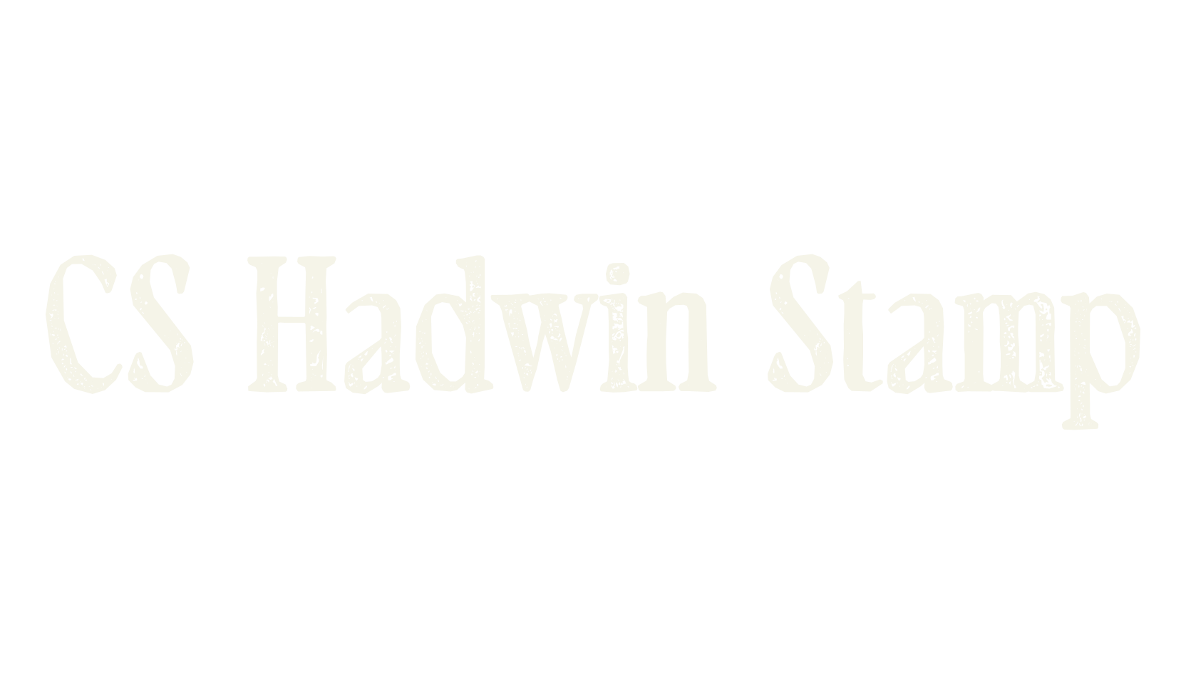 CS Hadwin Stamp, serif font preview