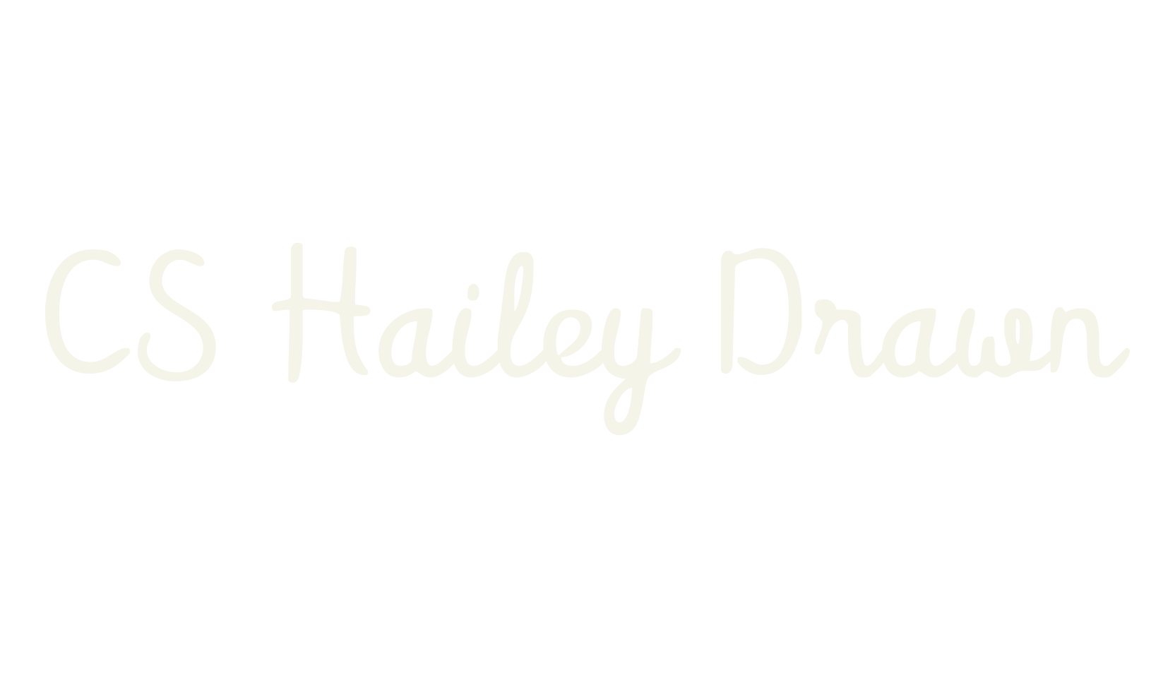 CS Hailey Drawn, fashion script font preview