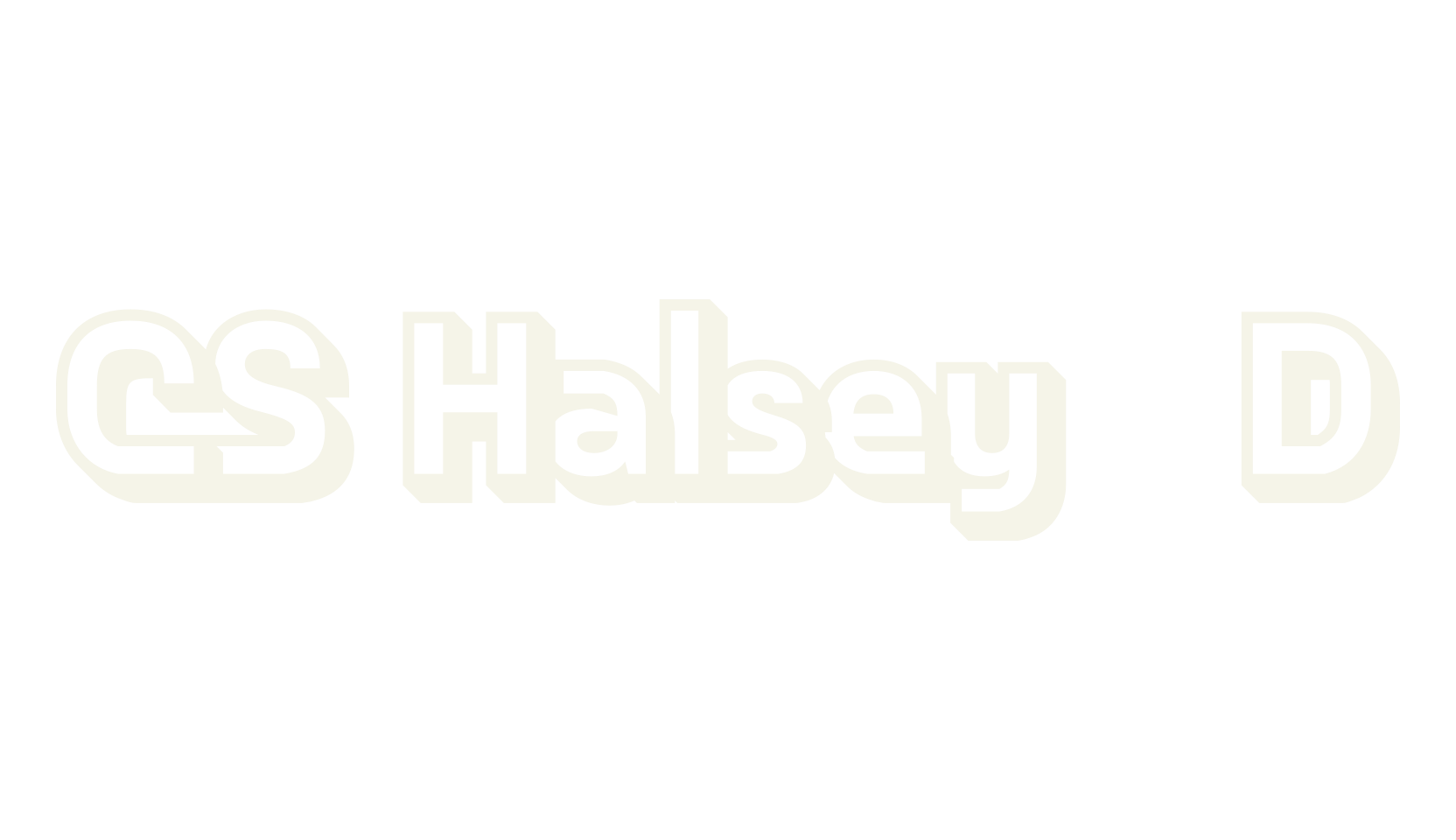 CS Halsey 3D, 3d font preview