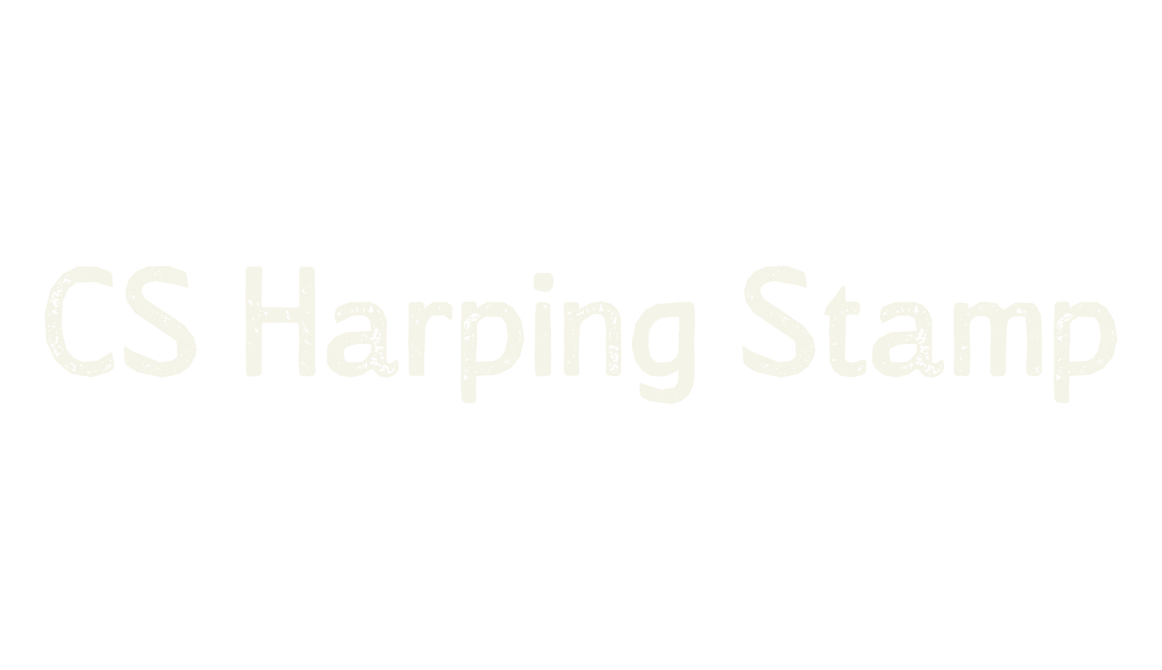 CS Harping Stamp, sans font preview