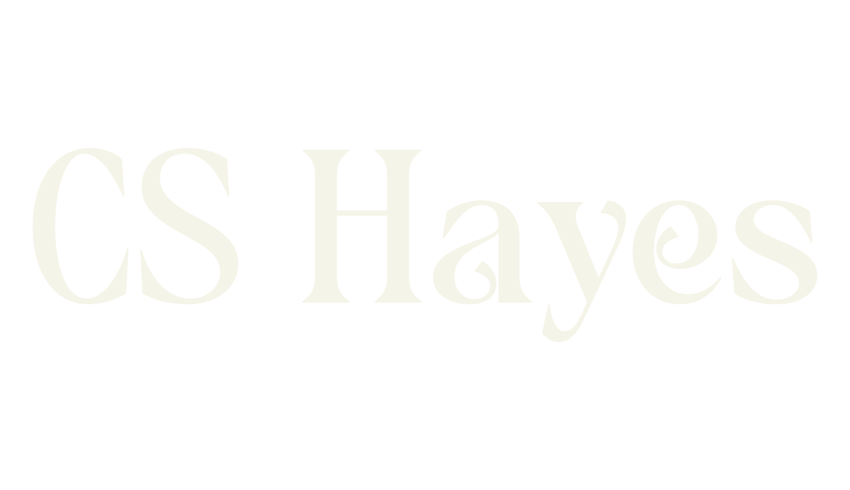 CS Hayes, art deco font preview