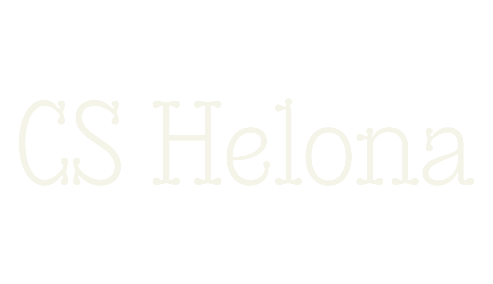 CS Helona, logo font preview