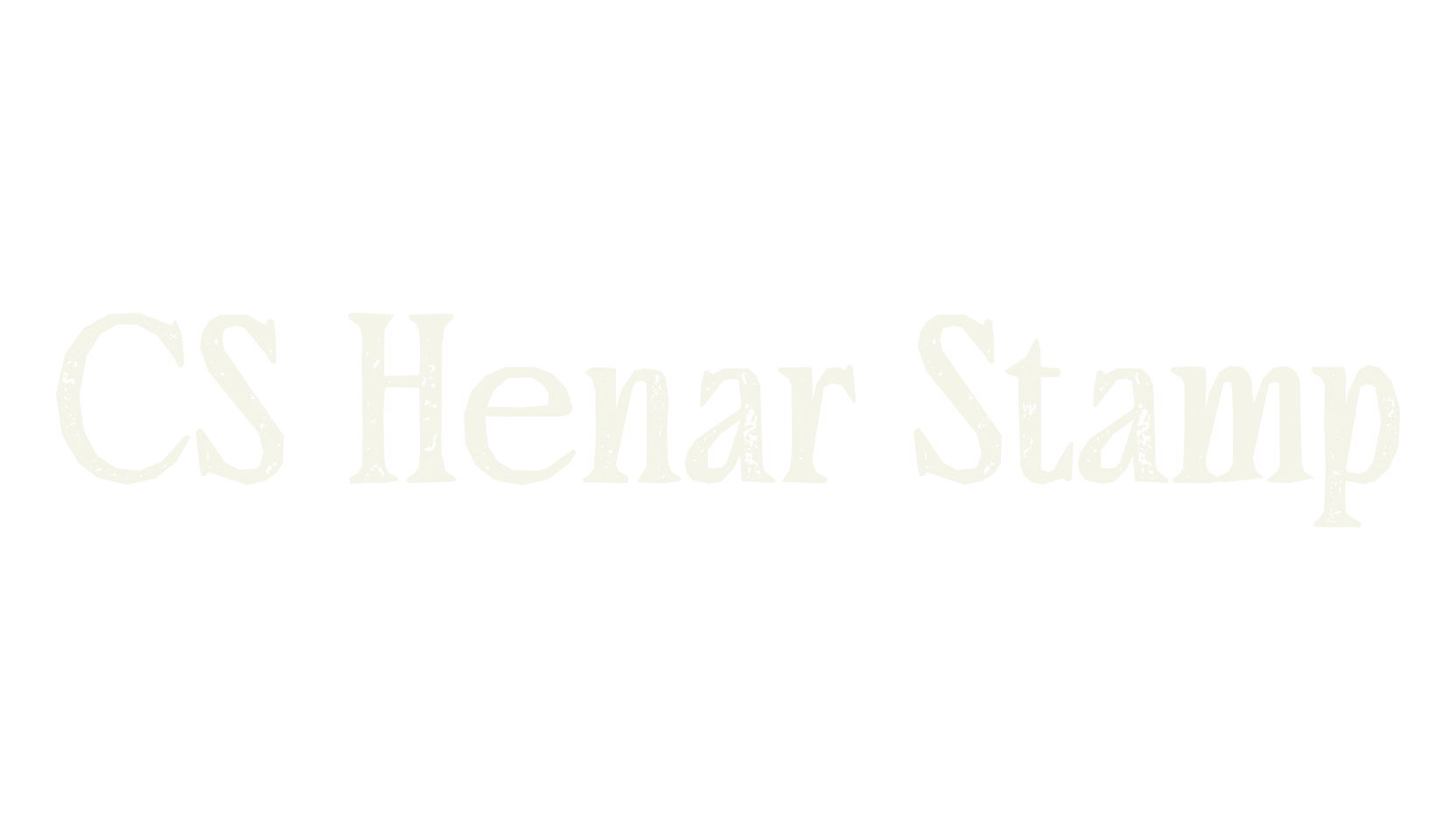 CS Henar Stamp, serif font preview