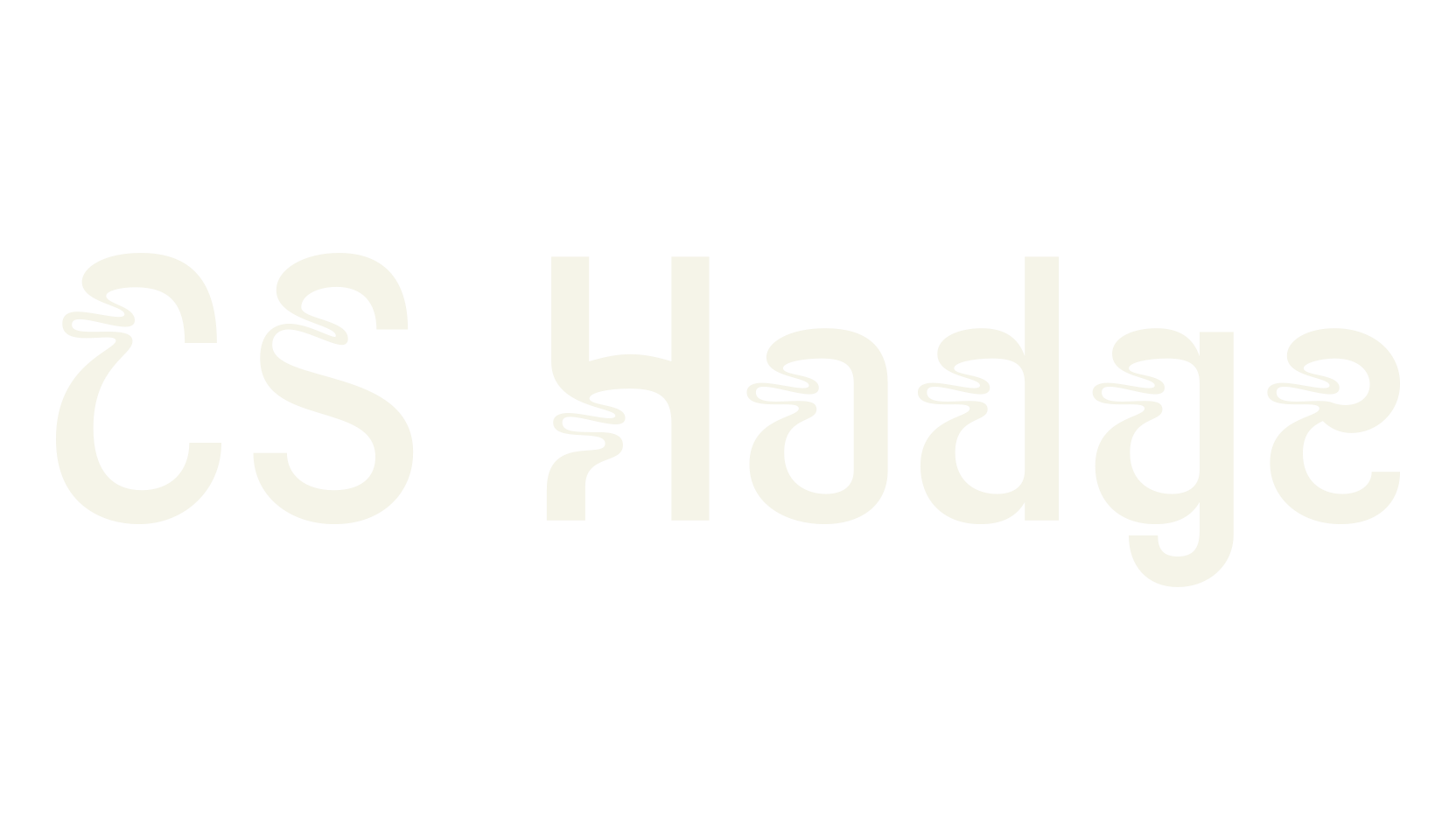 CS Hodge, psychedelic font preview
