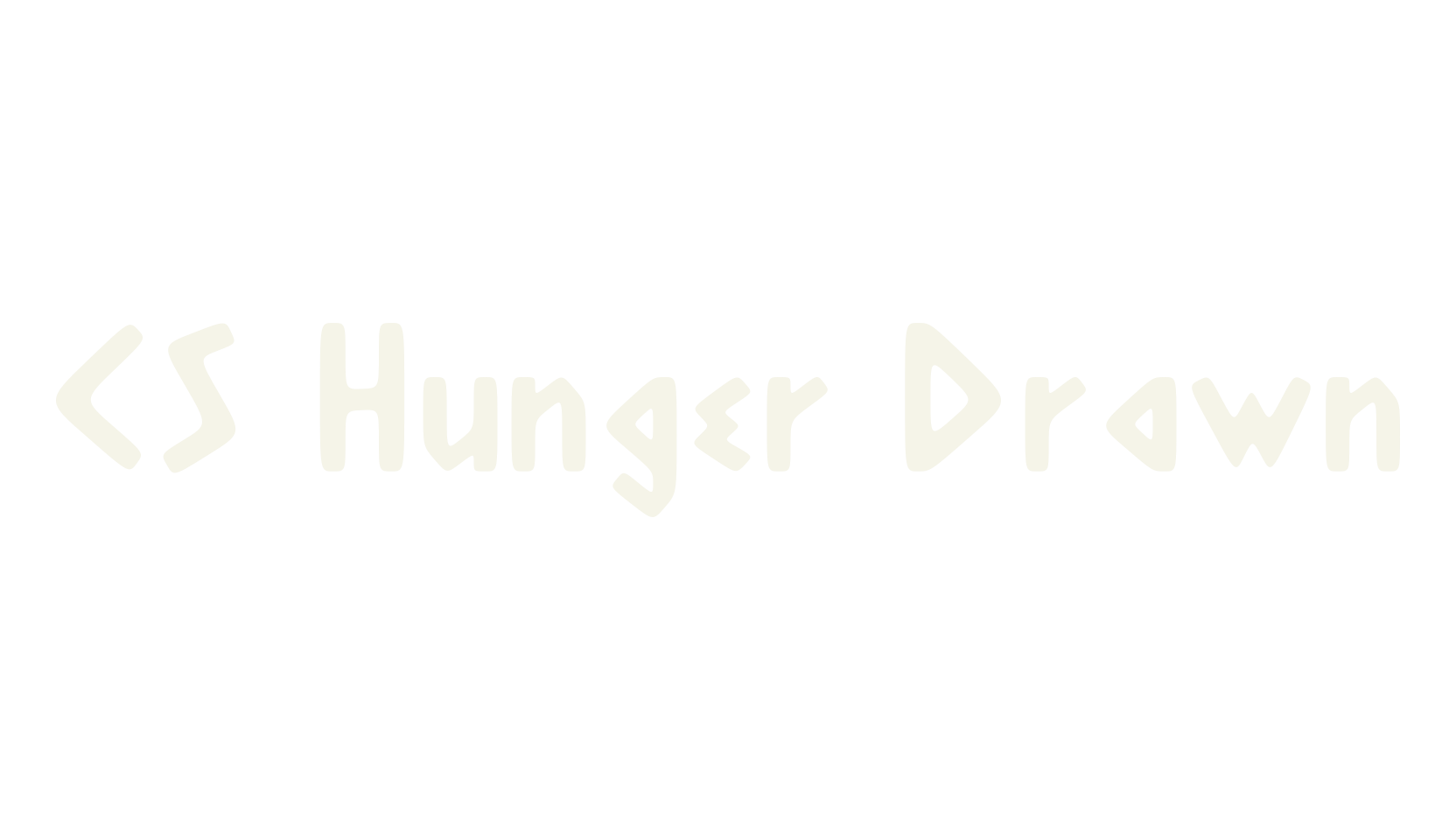CS Hunger Drawn, greek font preview