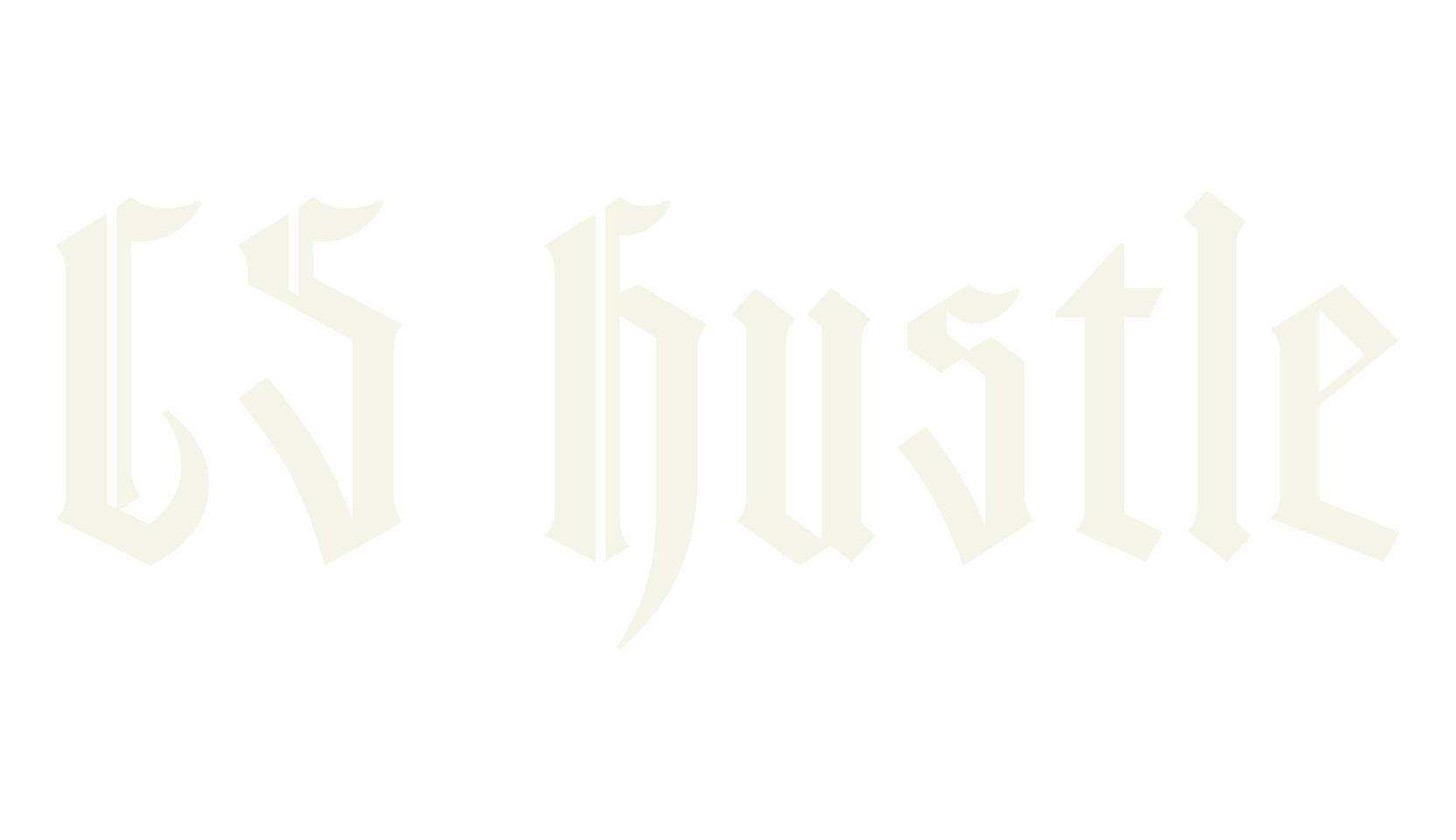 CS Hustle, gothic font preview