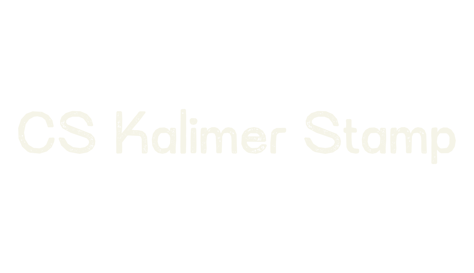 CS Kalimer Stamp, sans font preview