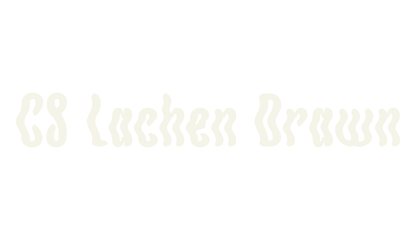CS Lachen Drawn, condensed font preview