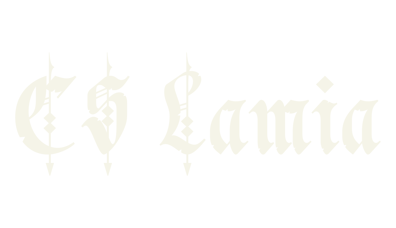 CS Lamia, medieval font preview