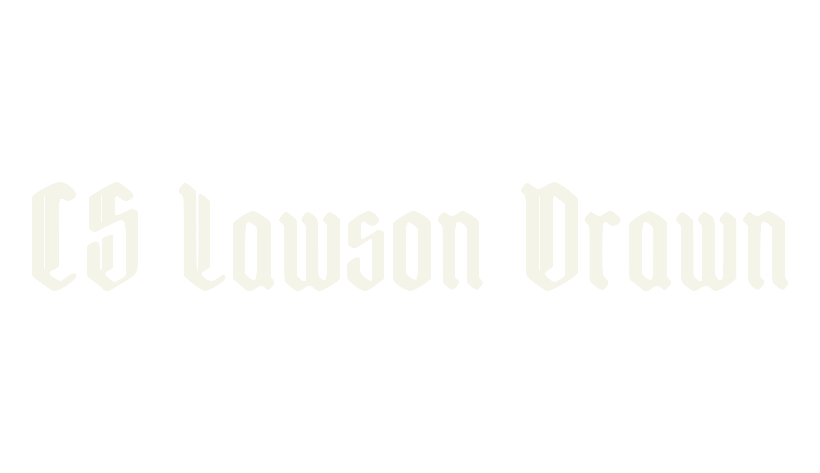 CS Lawson Drawn, gothic font preview
