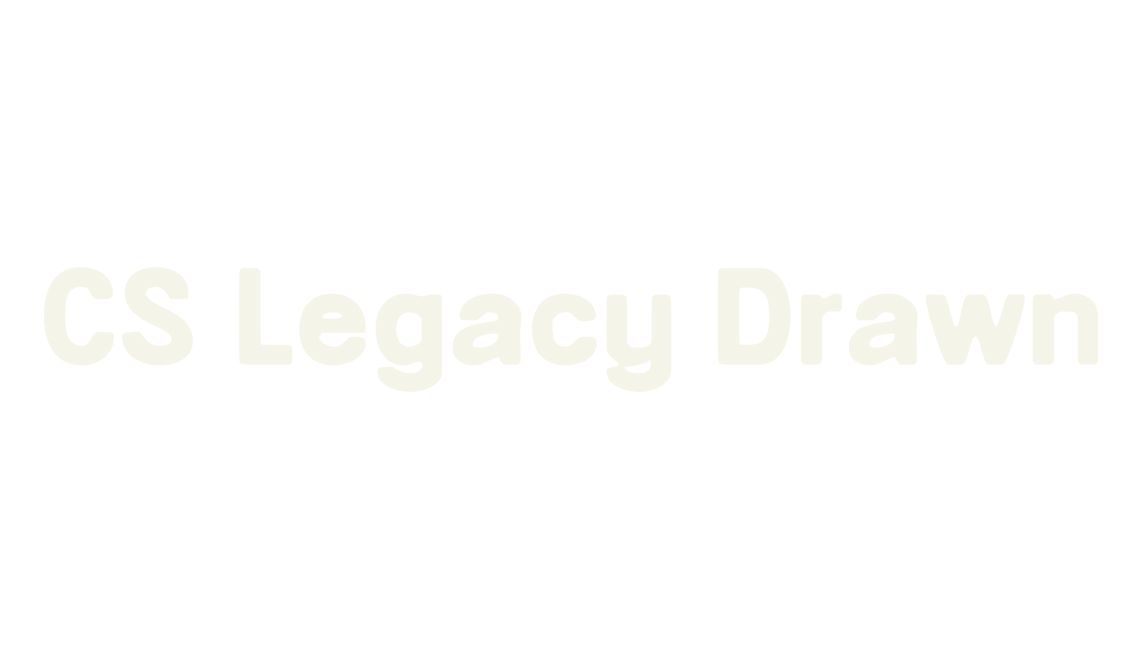 CS Legacy Drawn, bold font preview