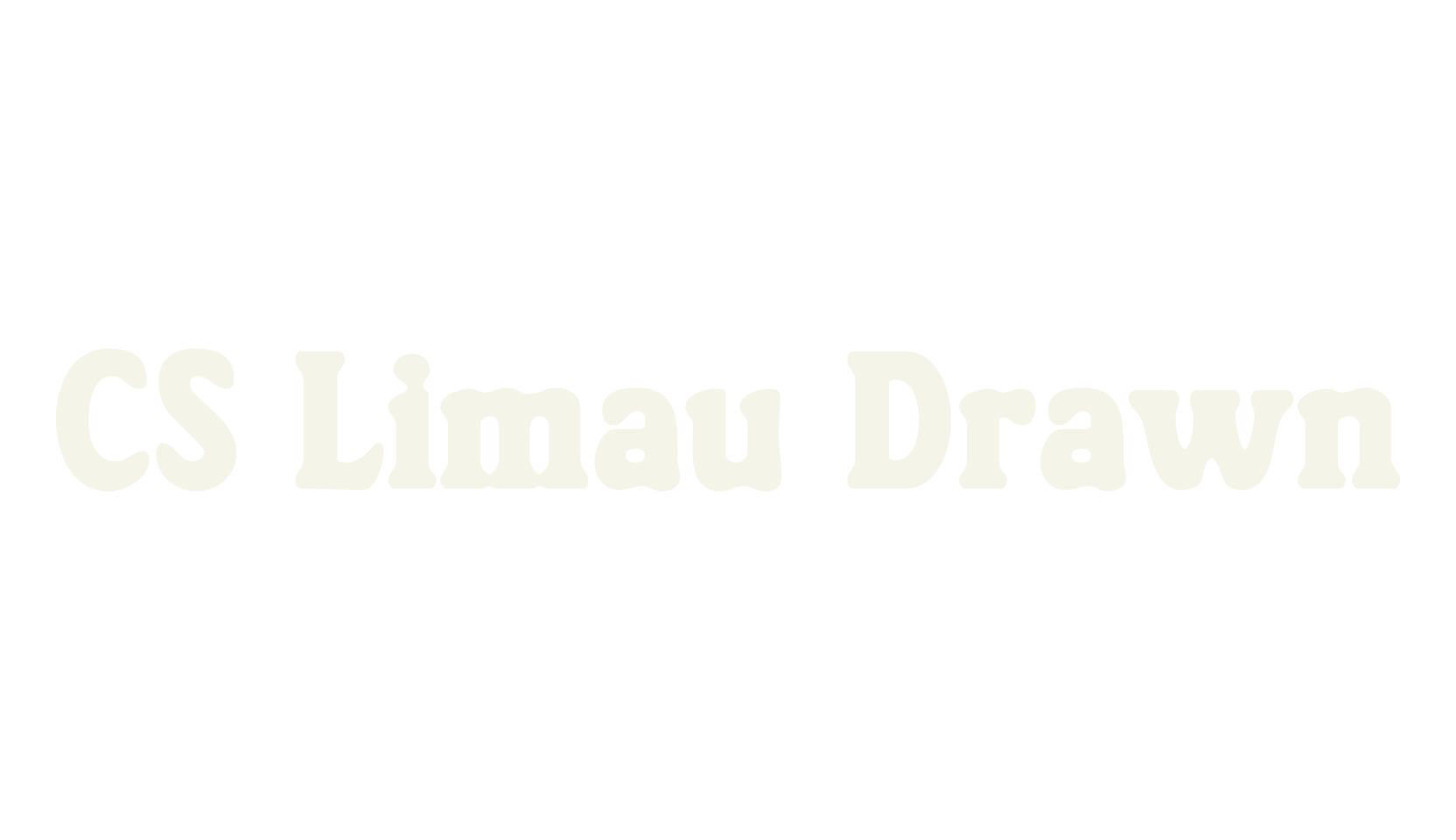 CS Limau Drawn, bold font preview