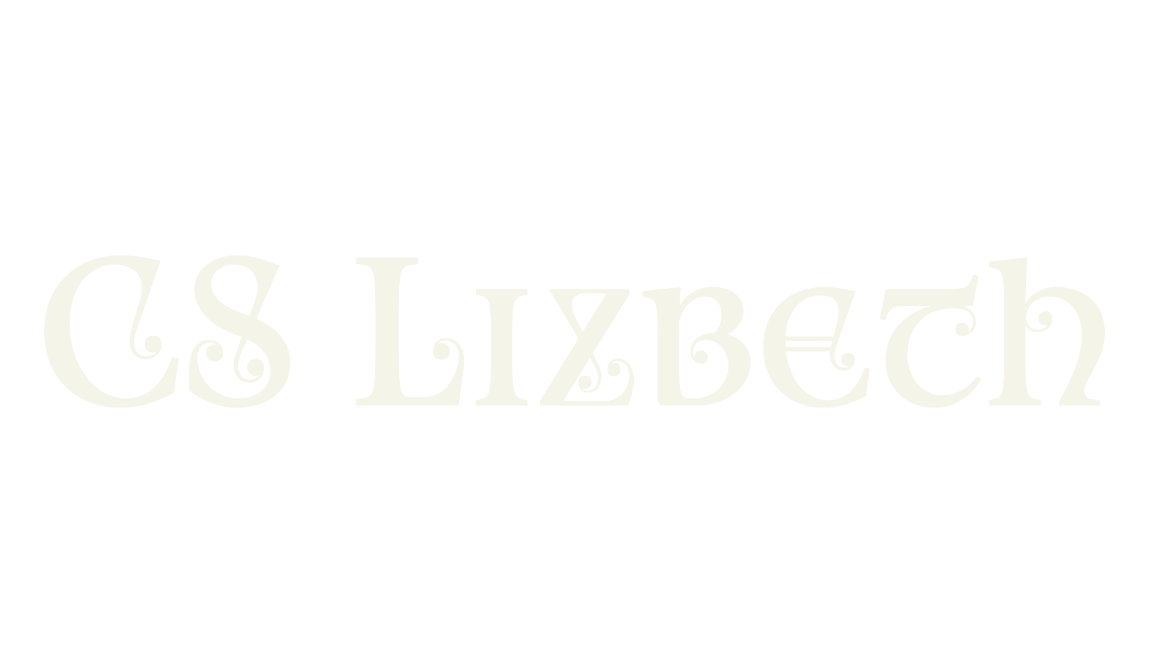 CS Lizbeth, uncial font preview