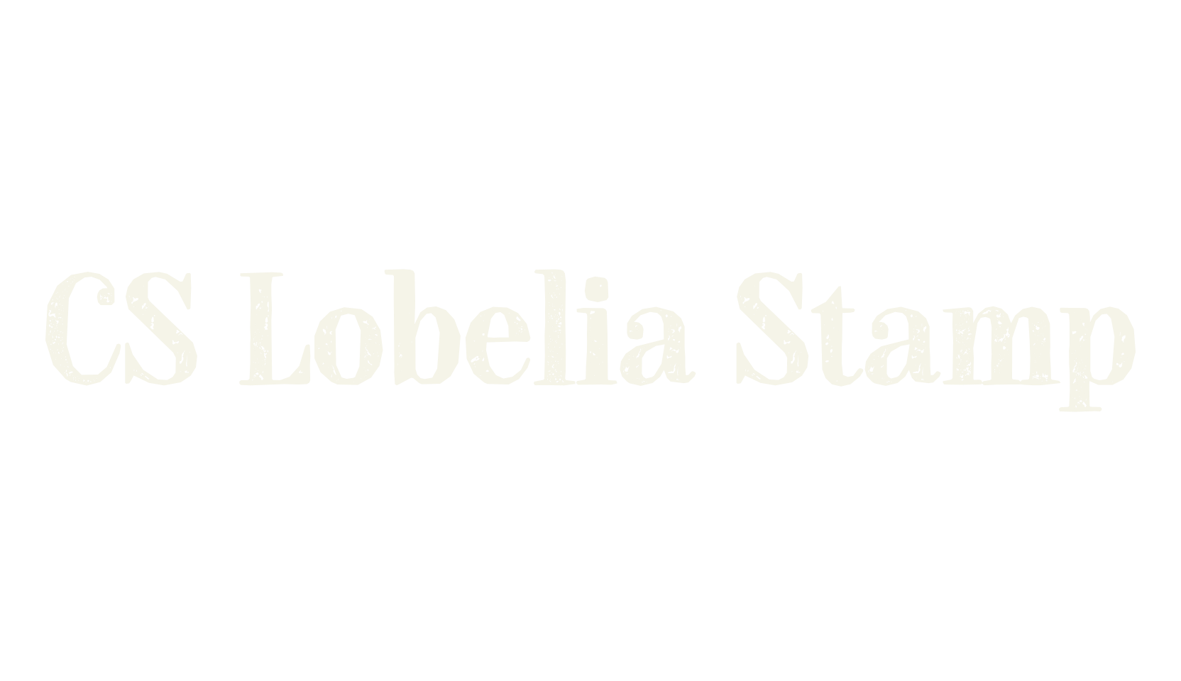 CS Lobelia Stamp, serif font preview