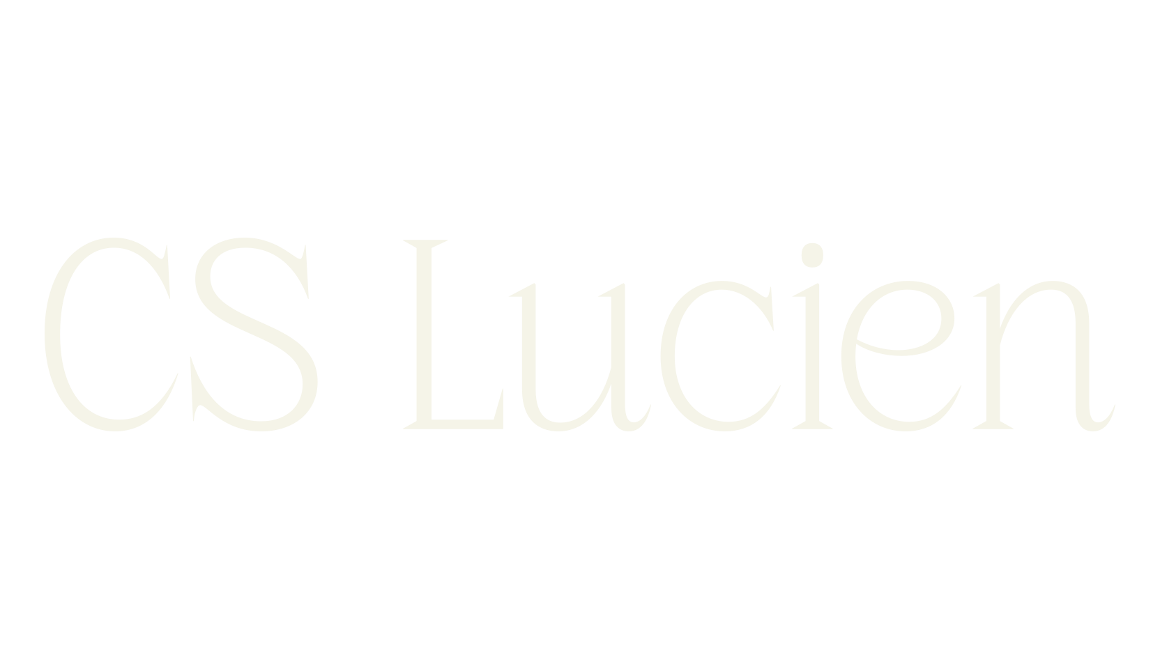 CS Lucien, magazine font preview