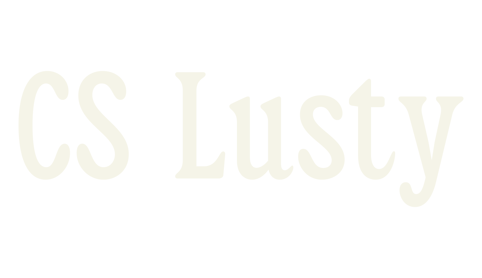CS Lusty, readable font preview