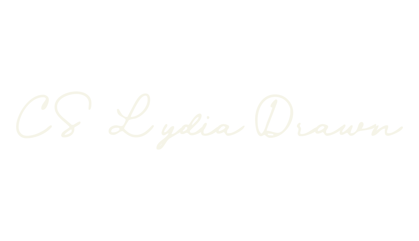 CS Lydia Drawn, fashion script font preview