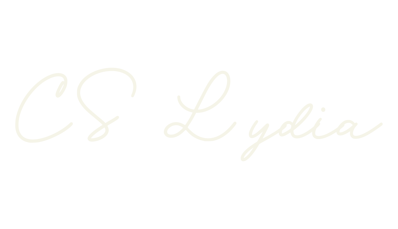 CS Lydia, cursive font preview
