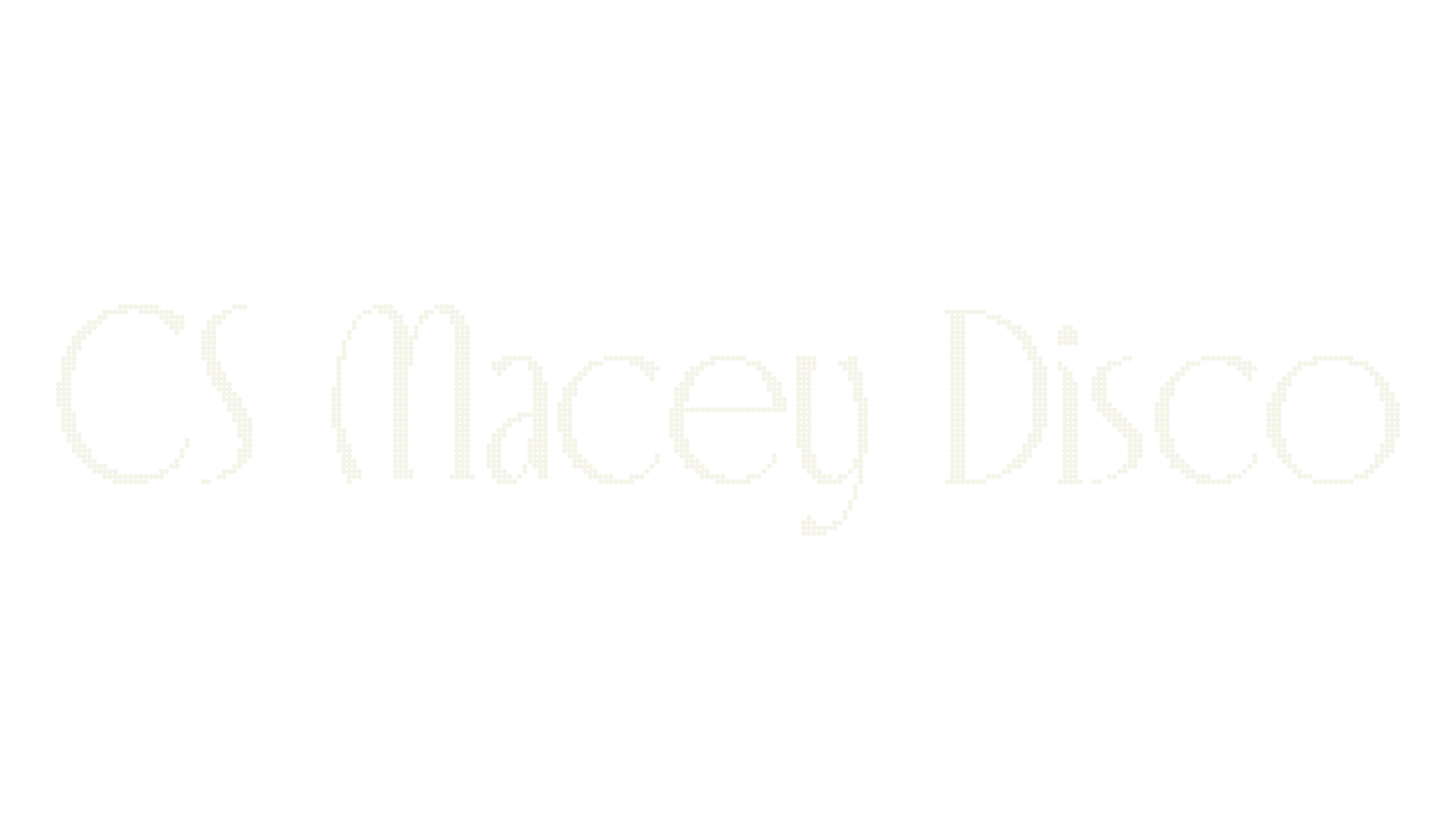 CS Macey Disco, display market font preview