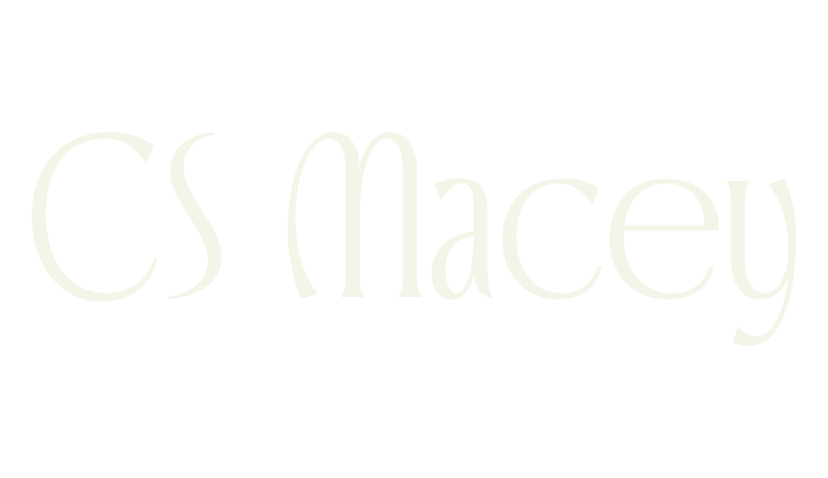 CS Macey, display market font preview