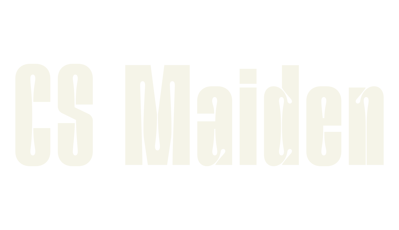 CS Maiden, inktrap font preview