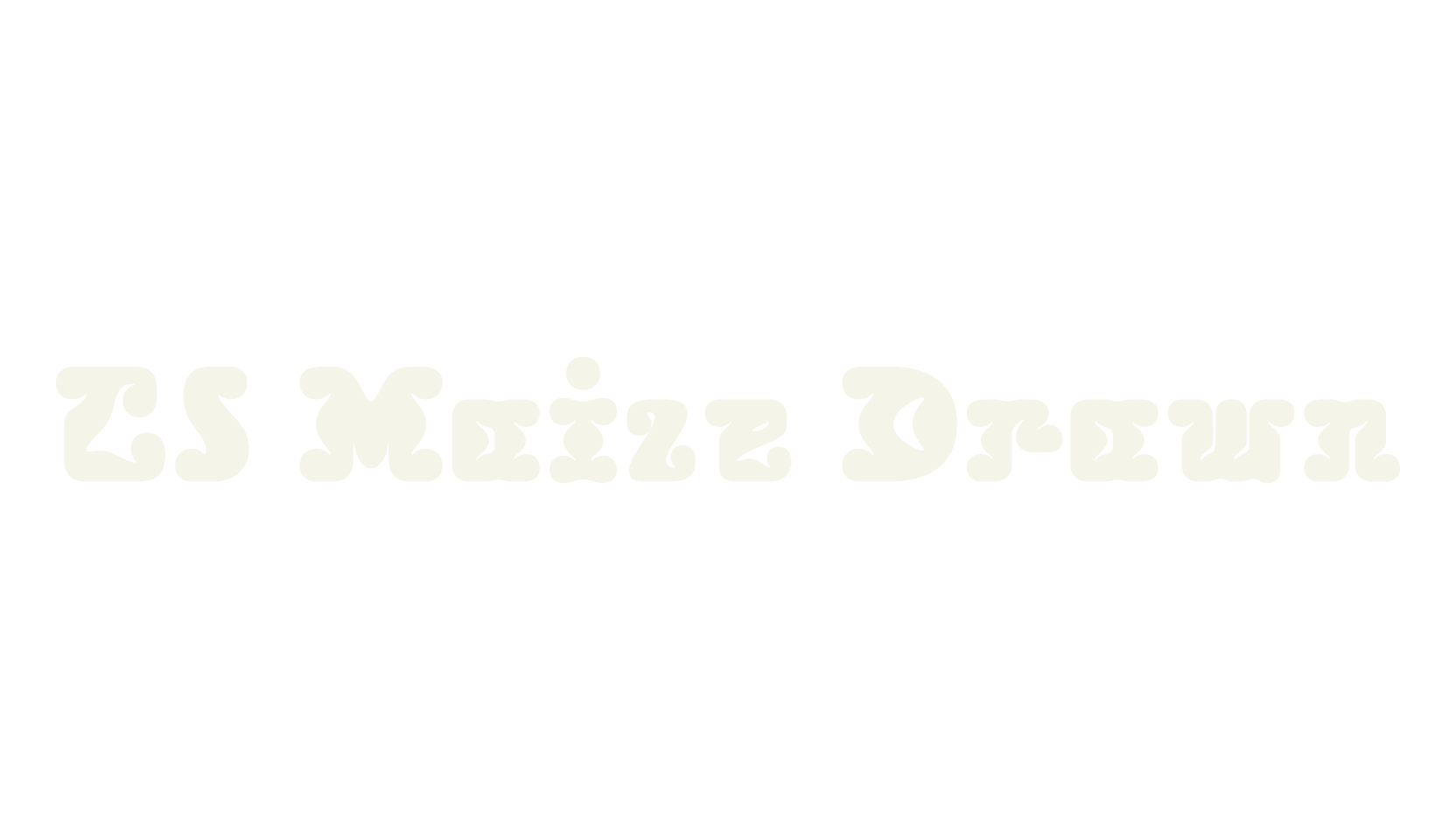 CS Maize Drawn, weird font preview