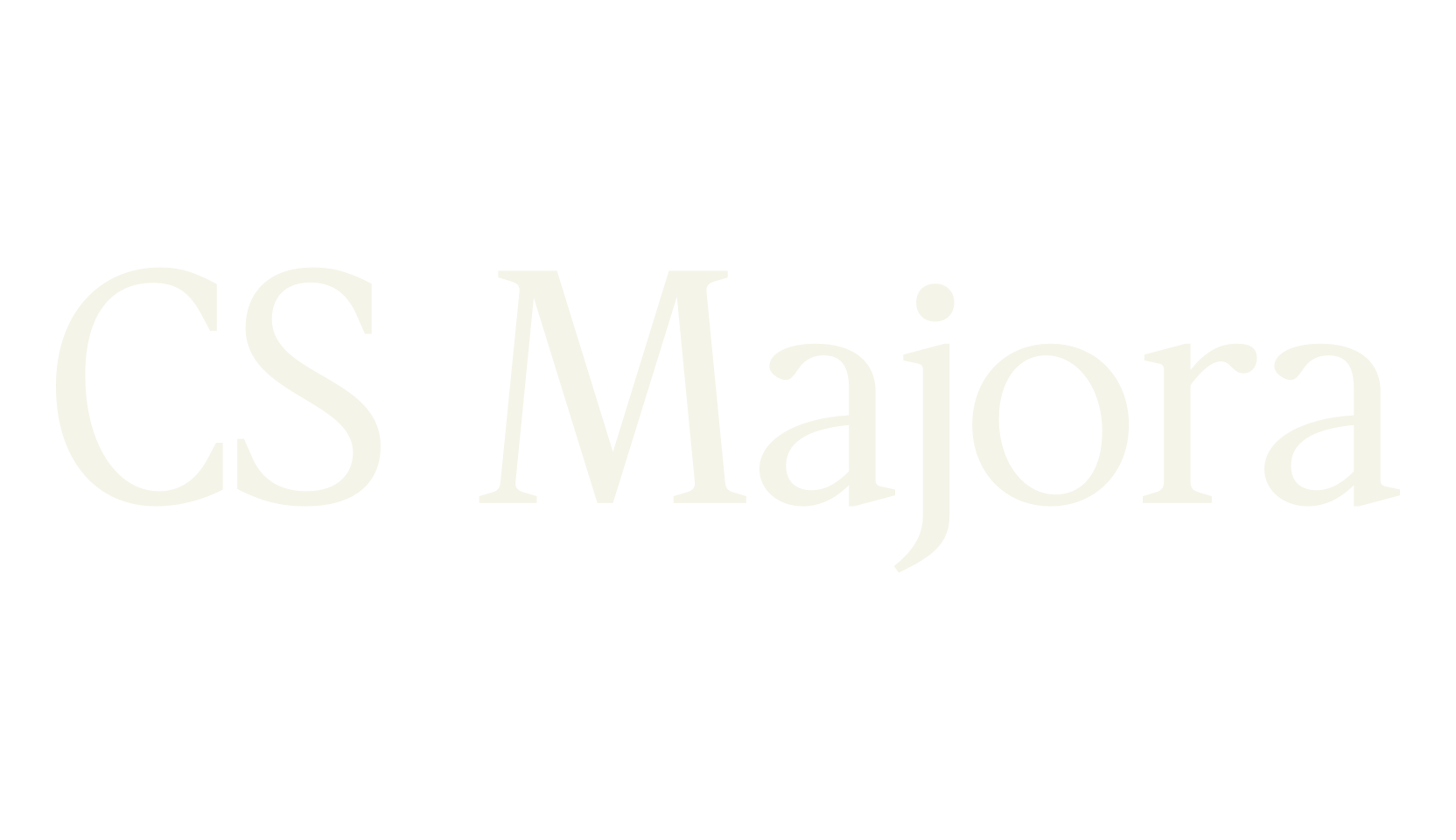 CS Majora, business font preview