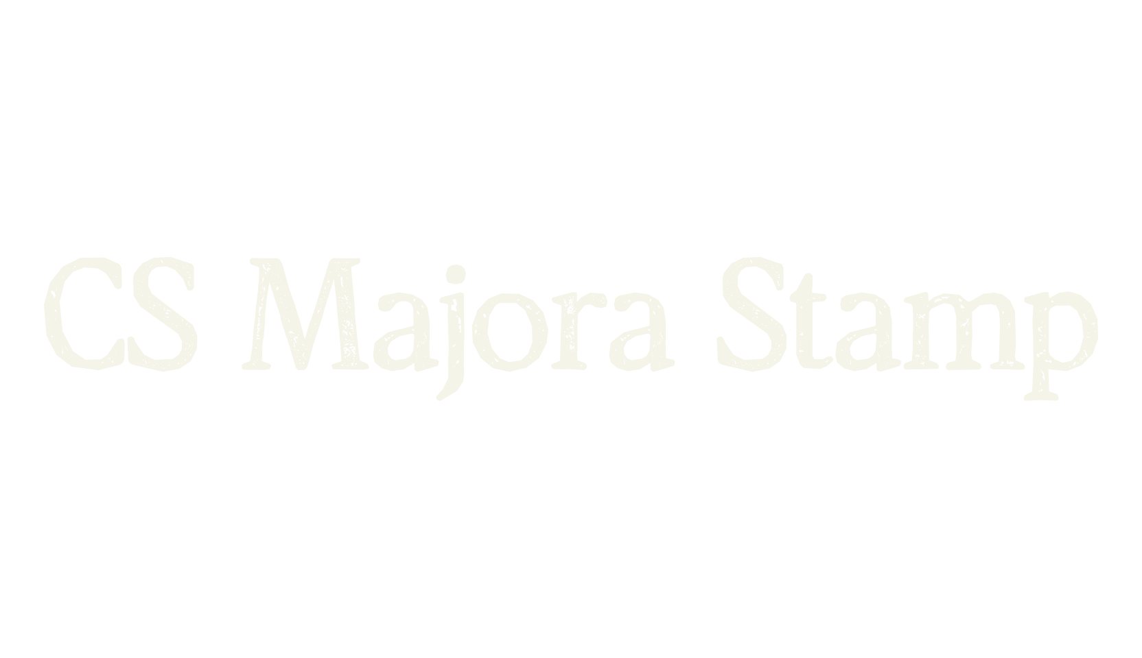 CS Majora Stamp, display market font preview