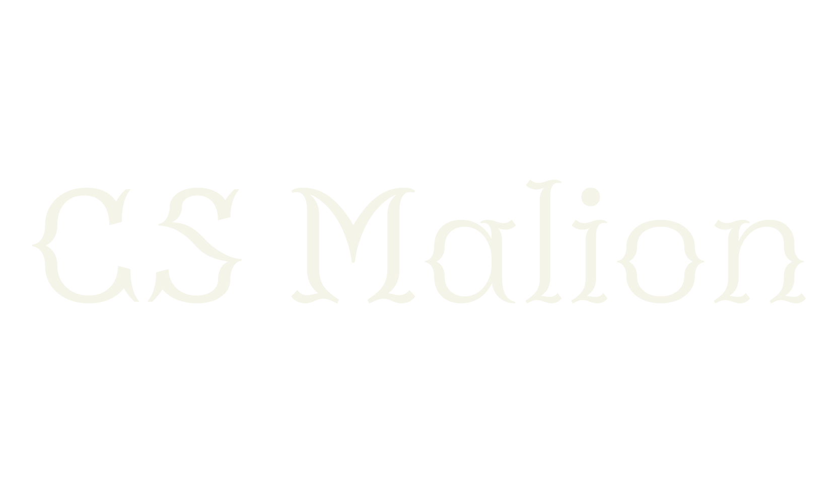 CS Malion, elegant font preview