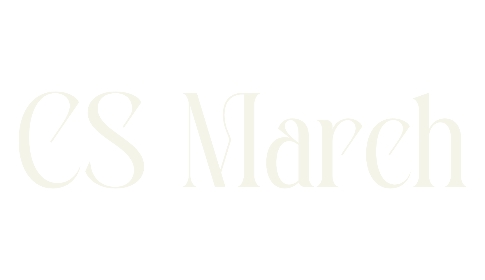 CS March, sans font preview