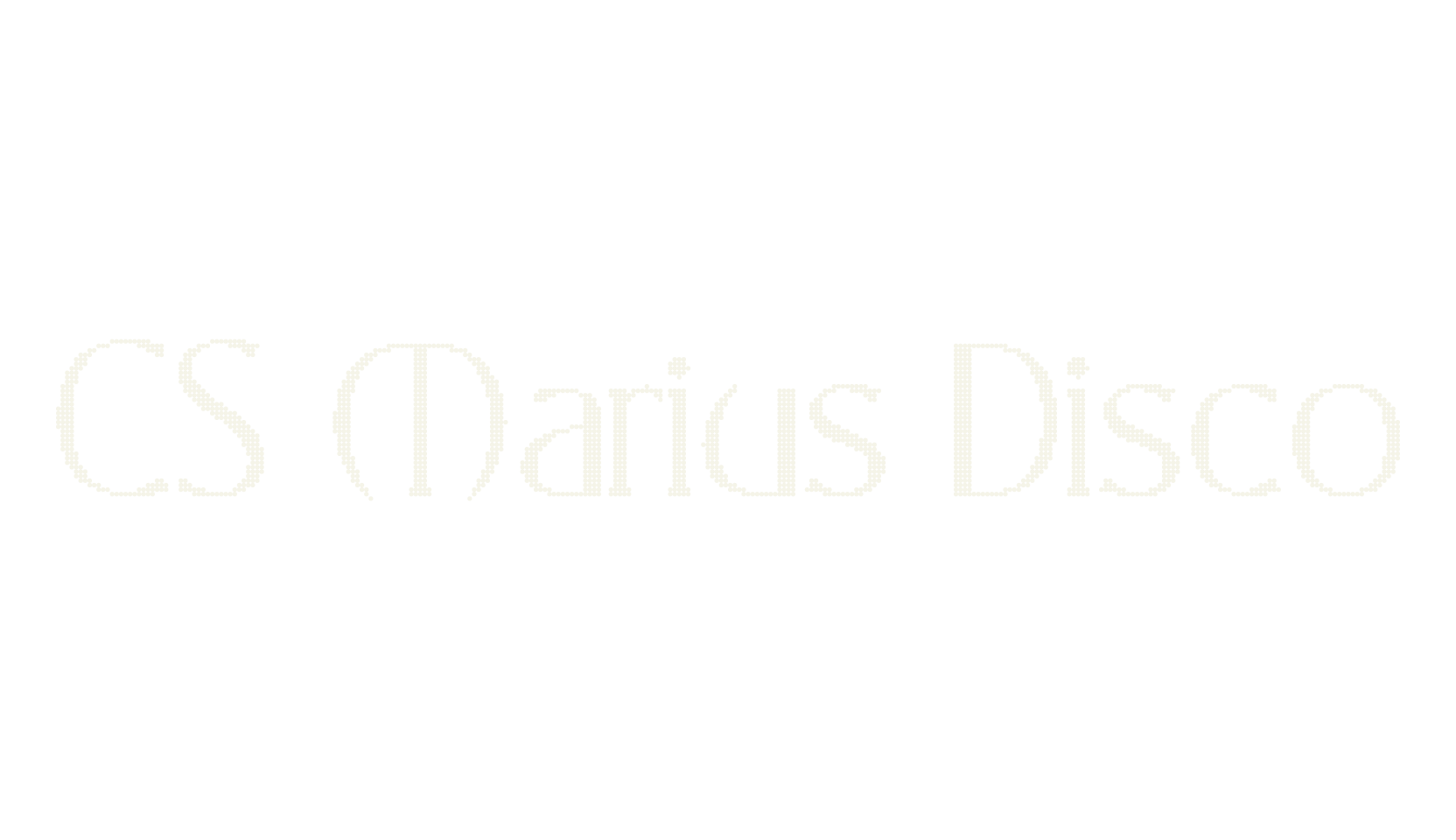 CS Marius Disco, display market font preview