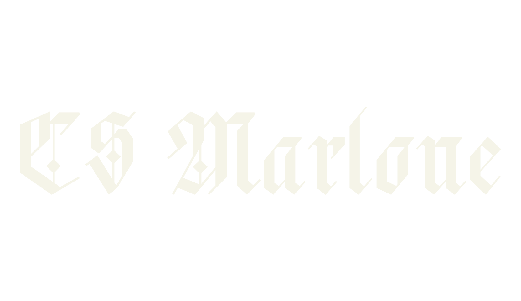CS Marlone, album cover font preview
