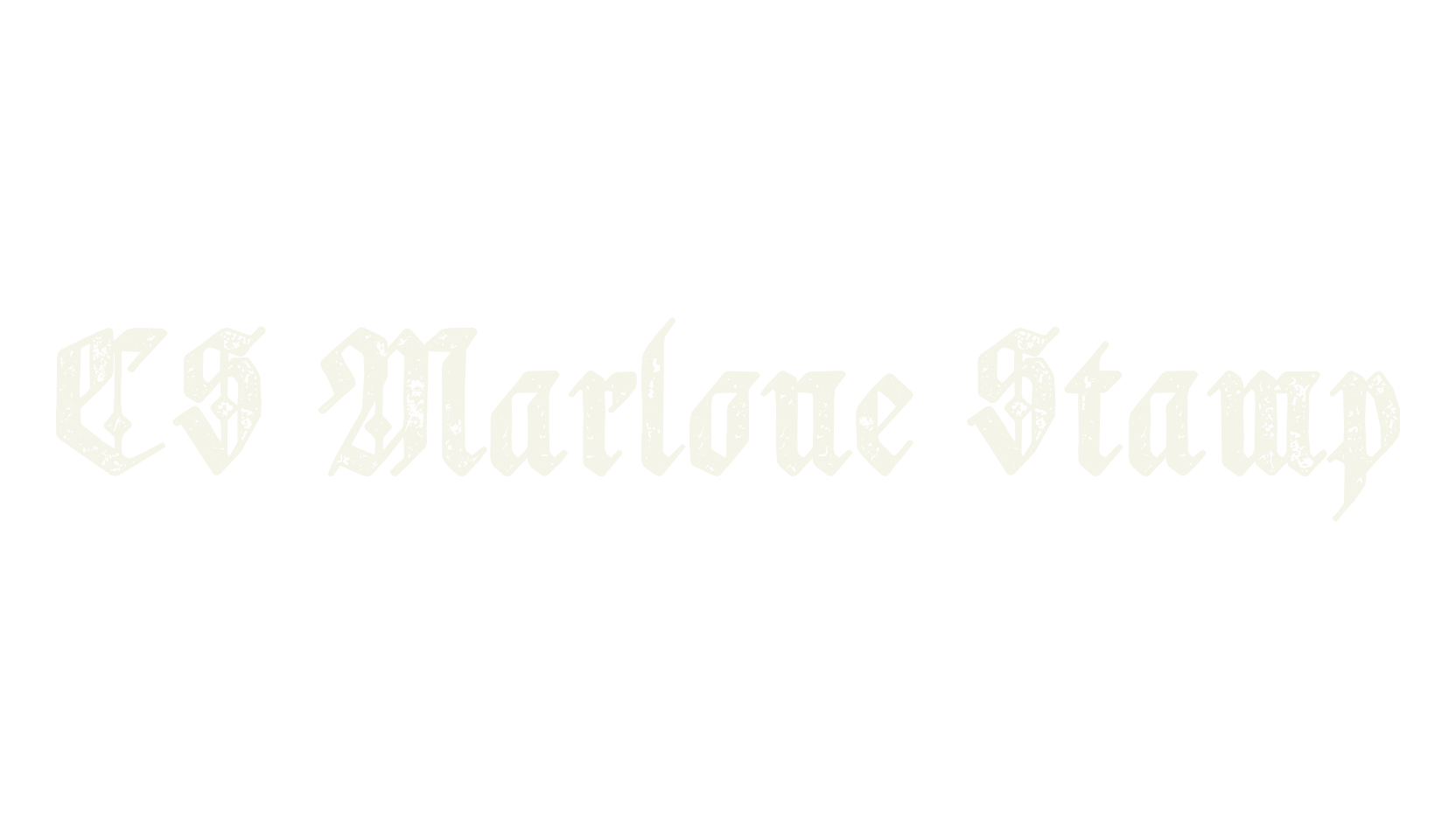 CS Marlone Stamp, fantasy font preview