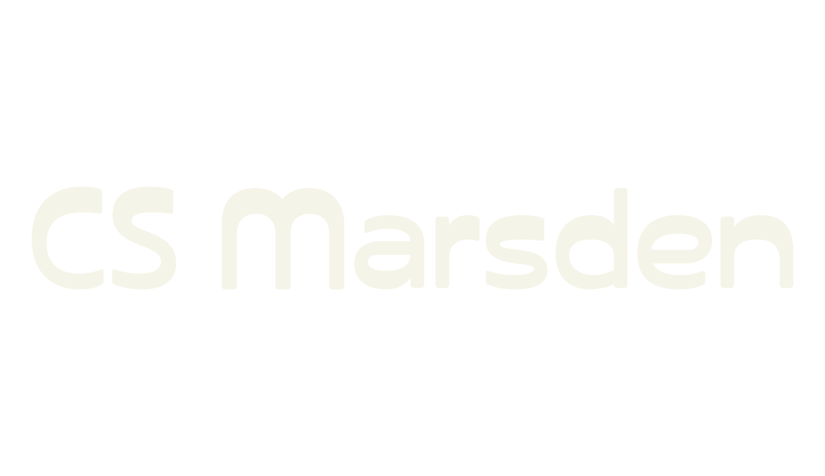 CS Marsden, retro font preview