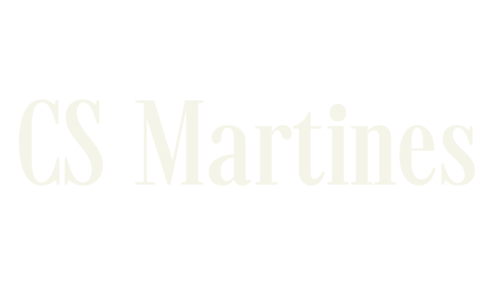 CS Martines, business font preview