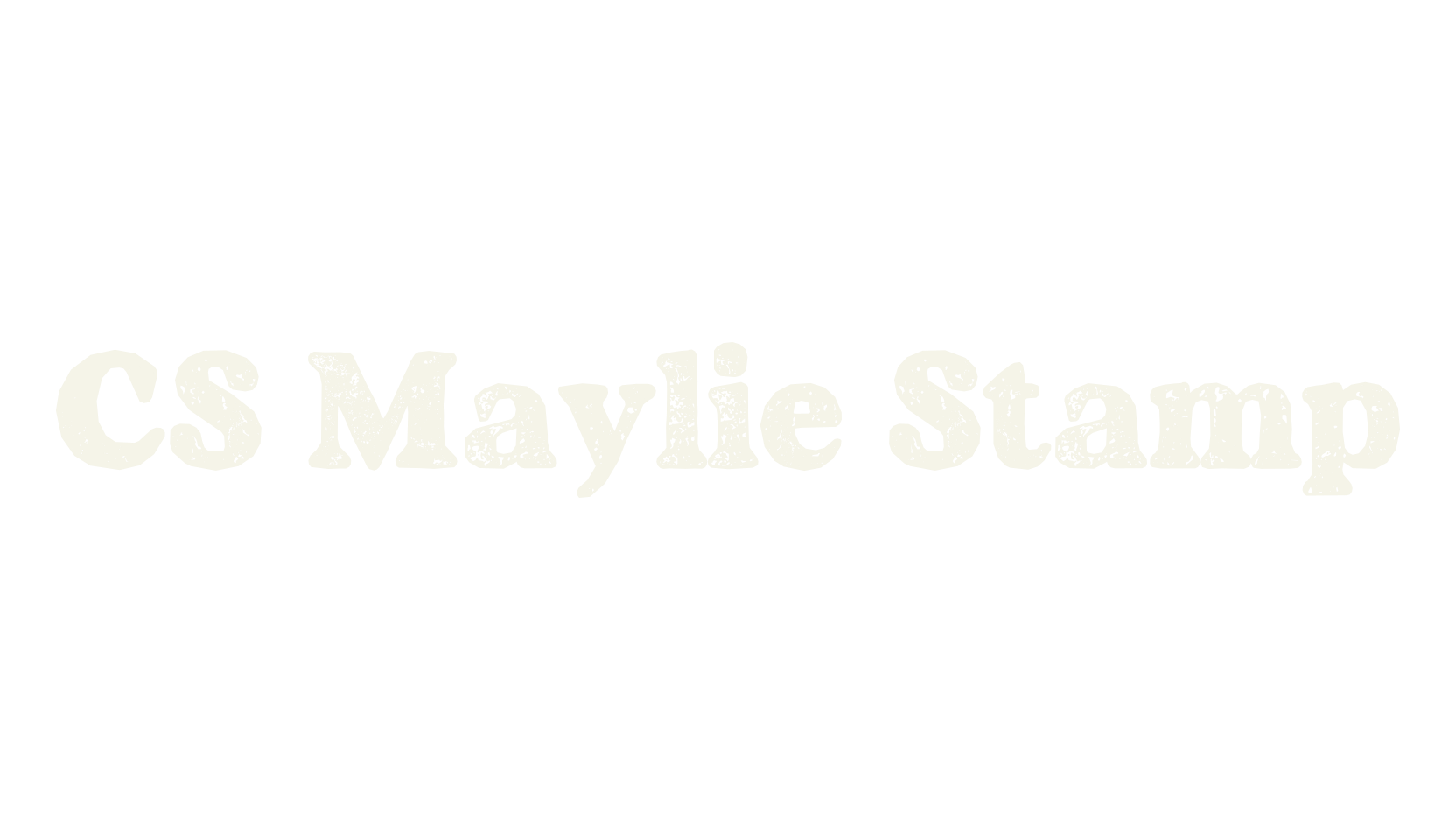 CS Maylie Stamp, display market font preview