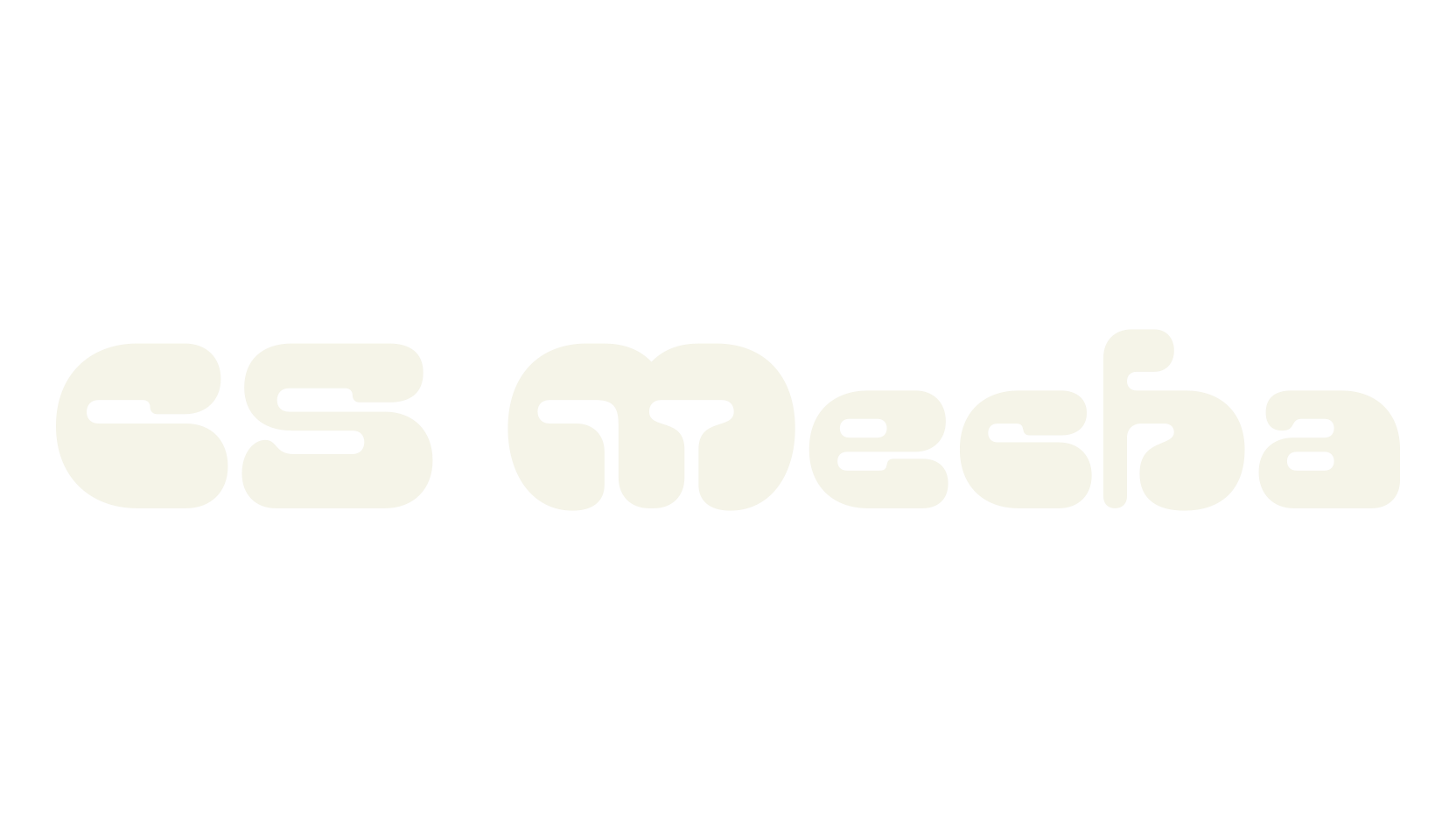 CS Mecha, futuristic font preview