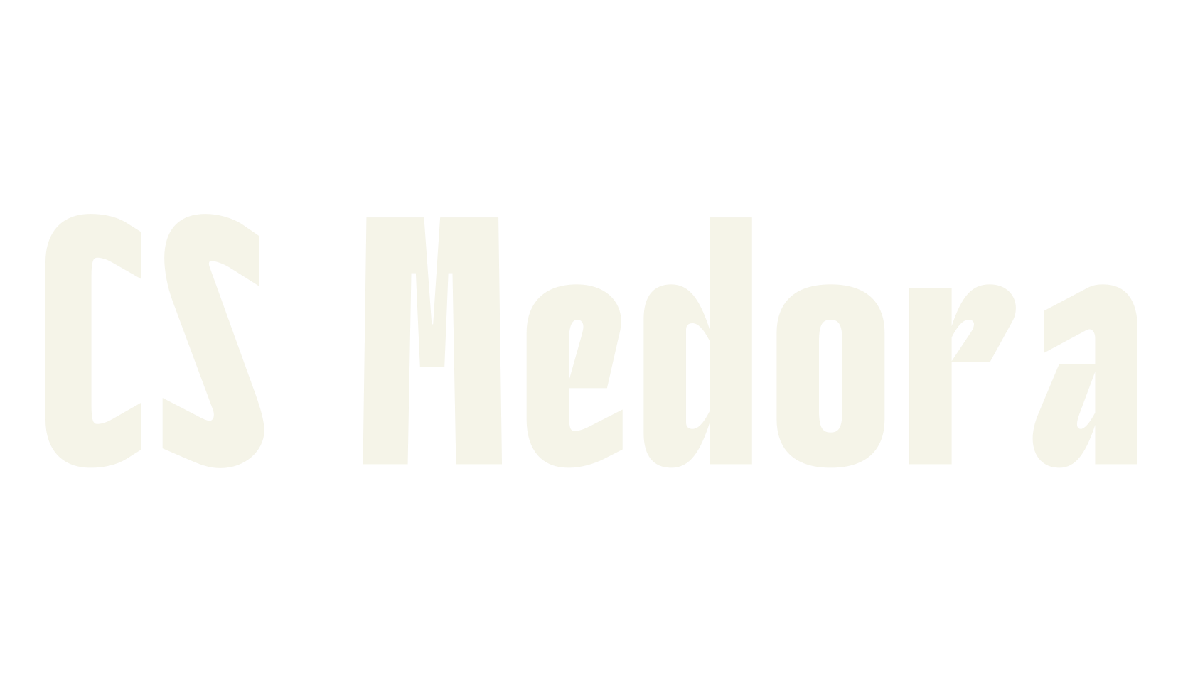 CS Medora, condensed font preview