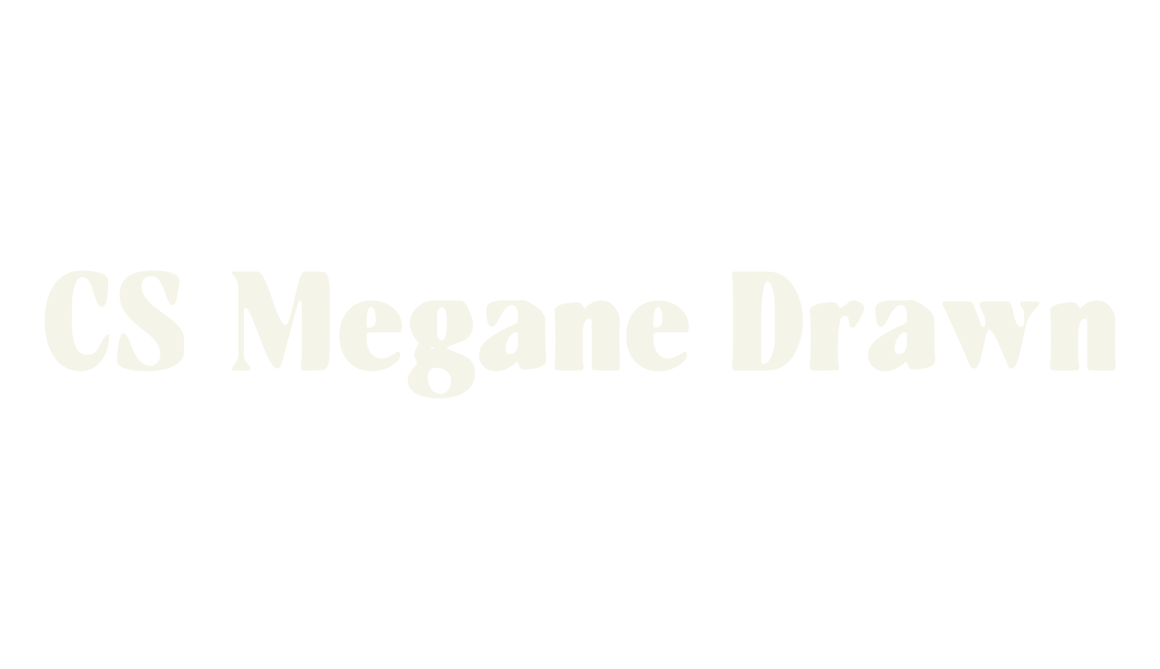 CS Megane Drawn, display market font preview