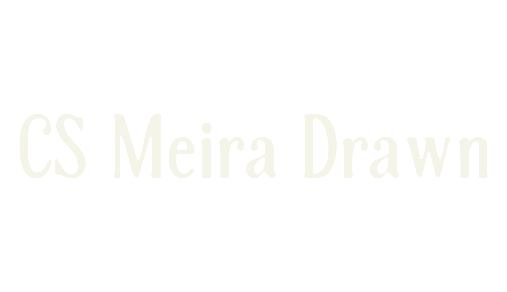 CS Meira Drawn, display market font preview