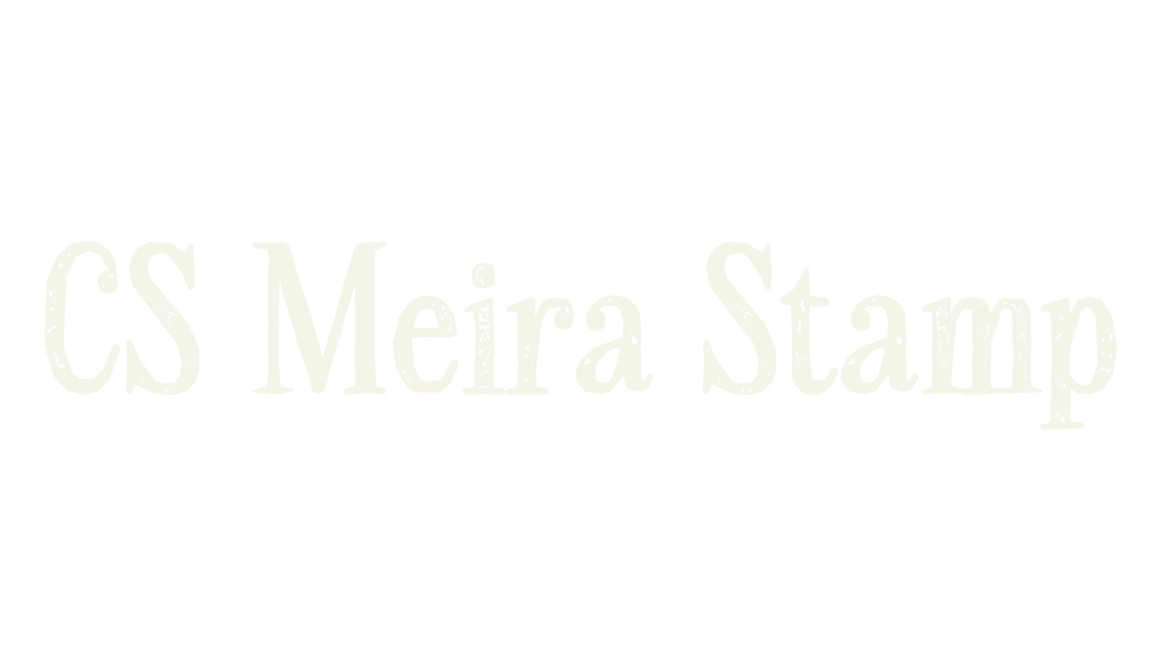 CS Meira Stamp, serif font preview