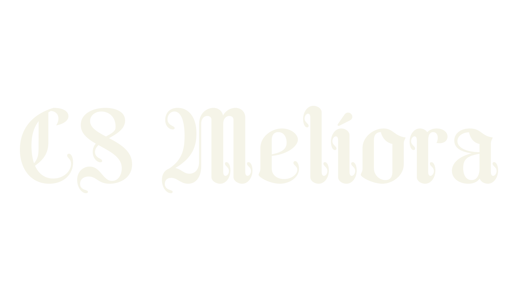 CS Meliora, blackletter font preview