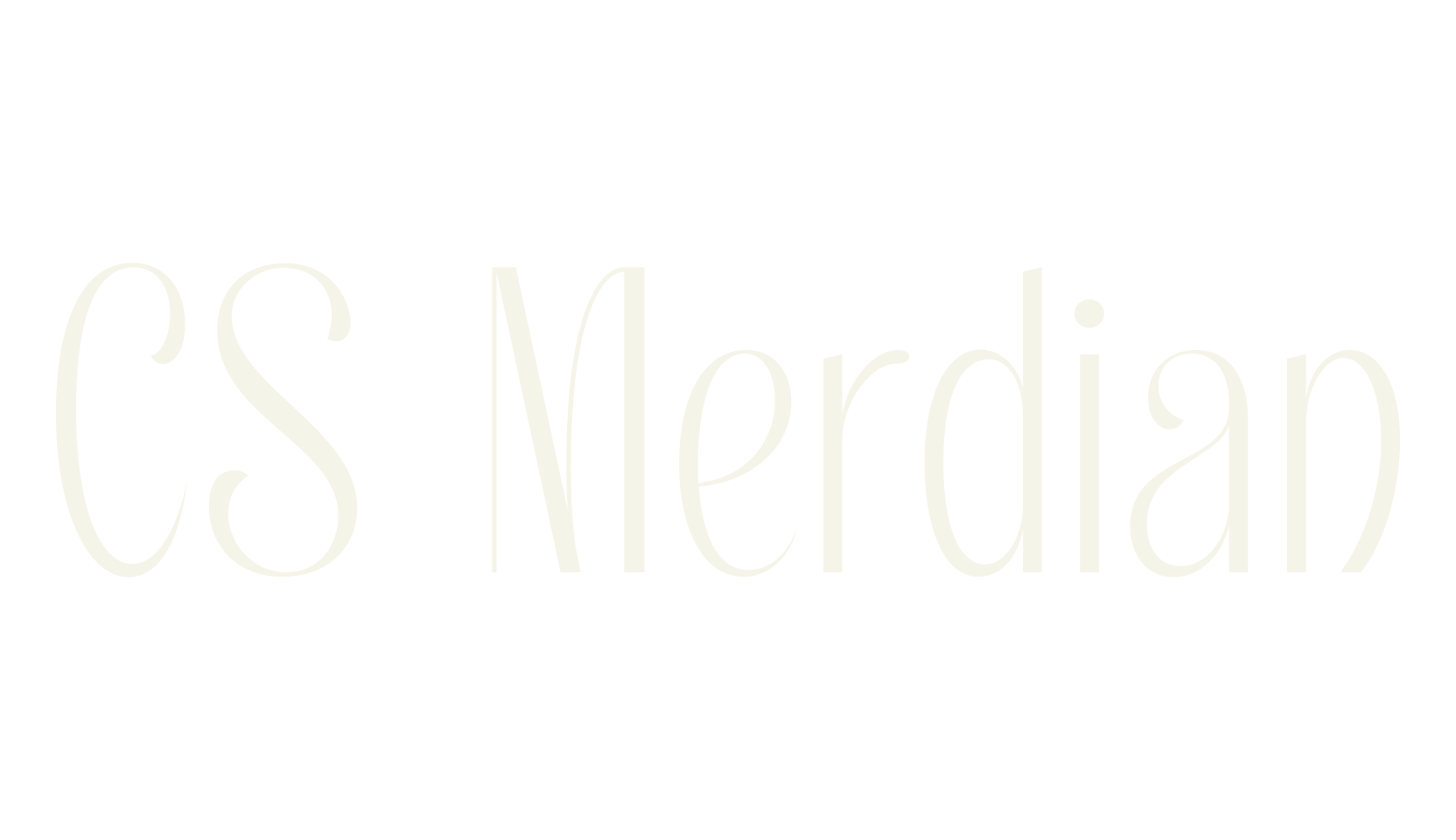 CS Merdian, sans font preview